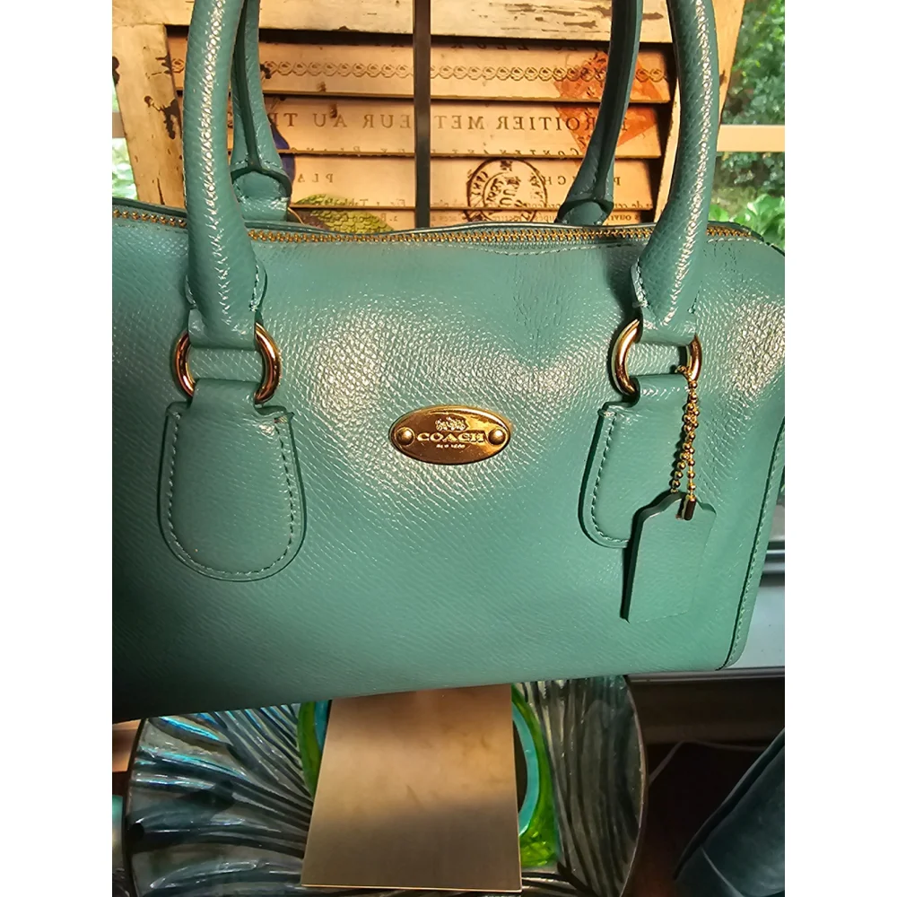 COACH Small BENNETT BOSTON SATCHEL CROSSBODY TOTE BAG EUC - Picture 2 of 6